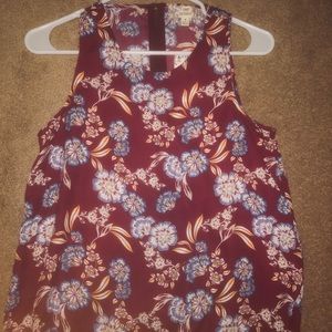 Pink Republic floral tank top